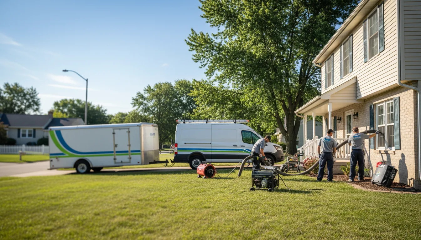 Flooded Basement Restoration And Cleanup With Repair in Carey, OH near me